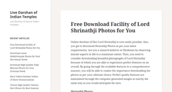 Desktop Screenshot of livedarshan.org